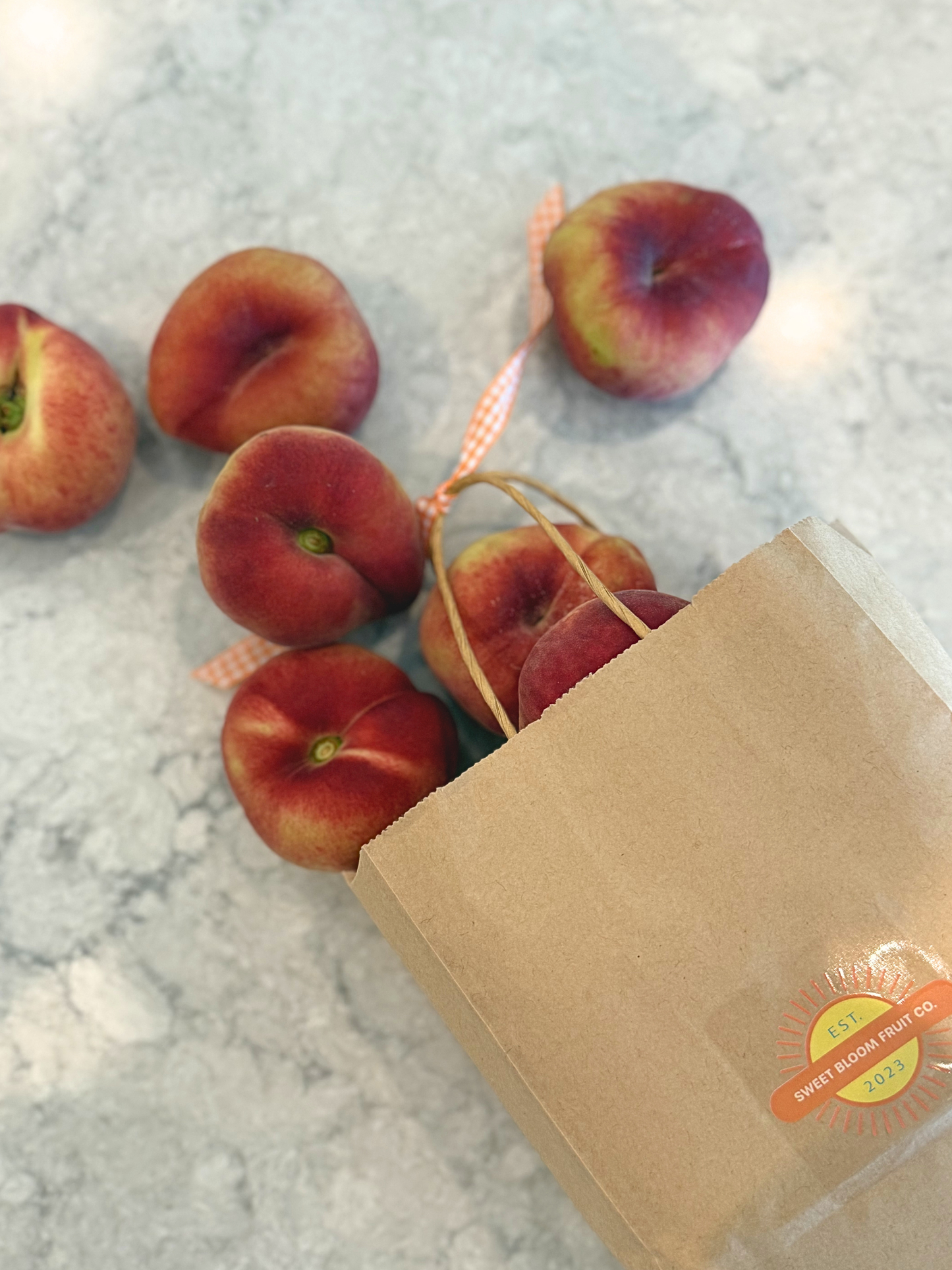 White Donut Peach