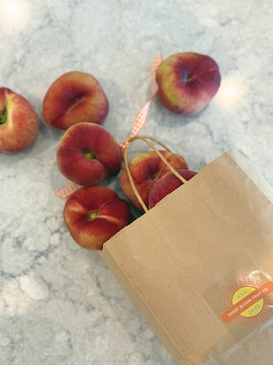 White Donut Peach